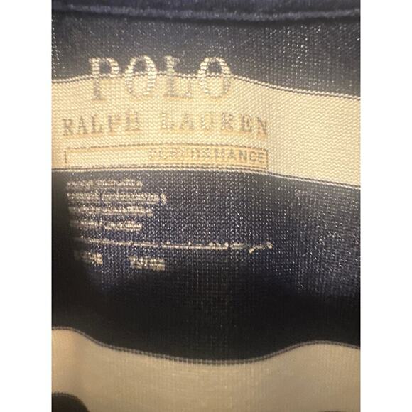 Polo Ralph Lauren Blue Baby Performance Polo Shirt Toddler Size 2T White Pony - Picture 3 of 6